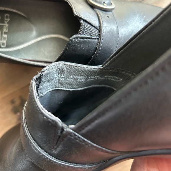 Dansko Leather Buckle Clogs - Picture 3 of 6